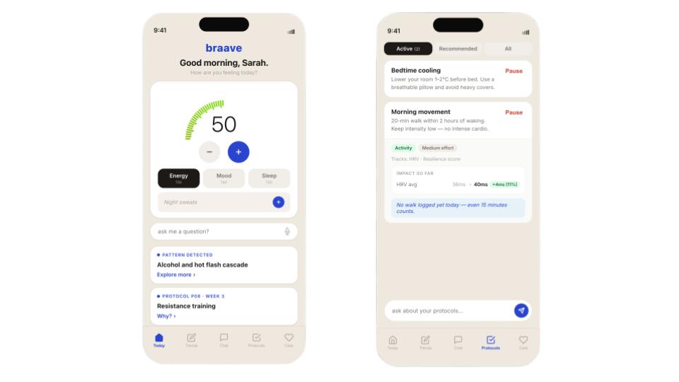 braave app screen
